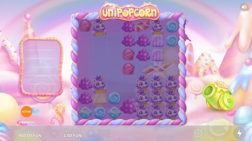 Unipopcorn slot screen 2