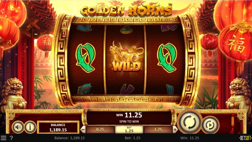 Golden Horns slot screen 2