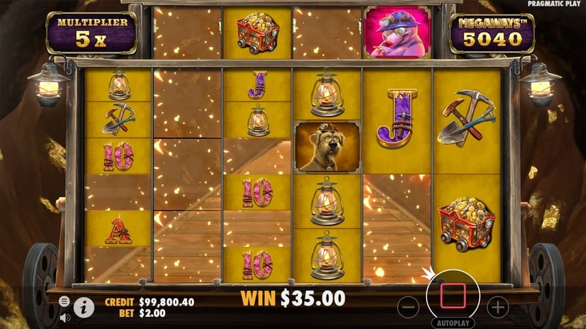 Old Gold Miner Megaways slot screen 7