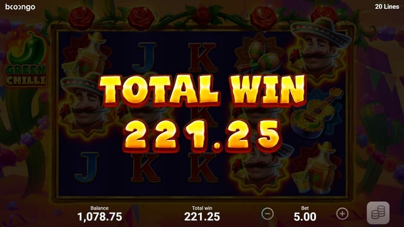 Green Chilli slot screen 10