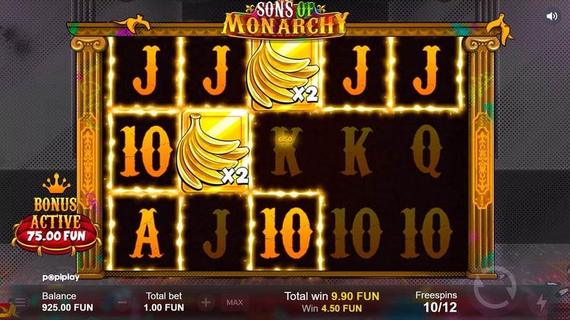 Sons of Monarchy slot screen 3