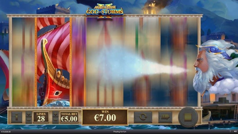 Age Of The Gods God Of Storms 2 slot screen 3