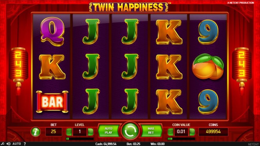 Twin Happiness slot screen 1