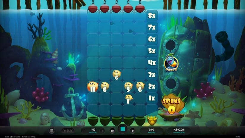 Lure of Fortune slot screen 5