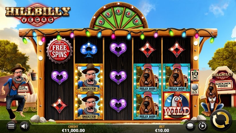 Hillbilly Vegas slot screen 1