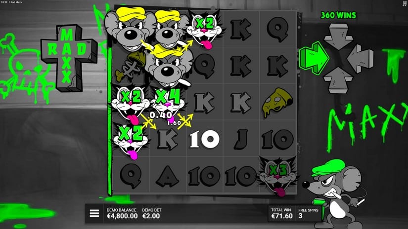 Rad Maxx slot screen 6