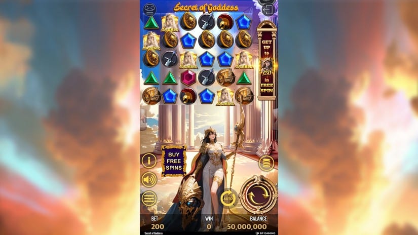 Secret of Goddess slot screen 1