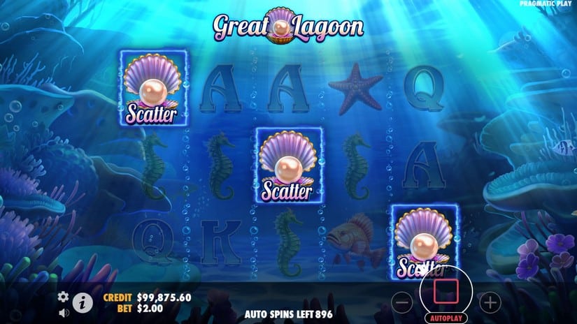 Great Lagoon slot screen 4