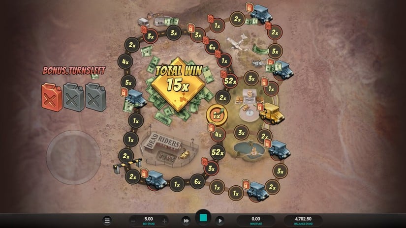 Dead Riders Trail slot screen 5