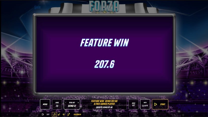 Forza slot screen 5