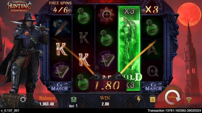 Nightfall Hunting slot screen 6