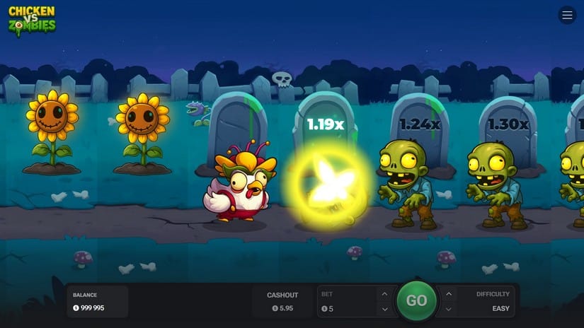 Chicken vs Zombies slot screen 3