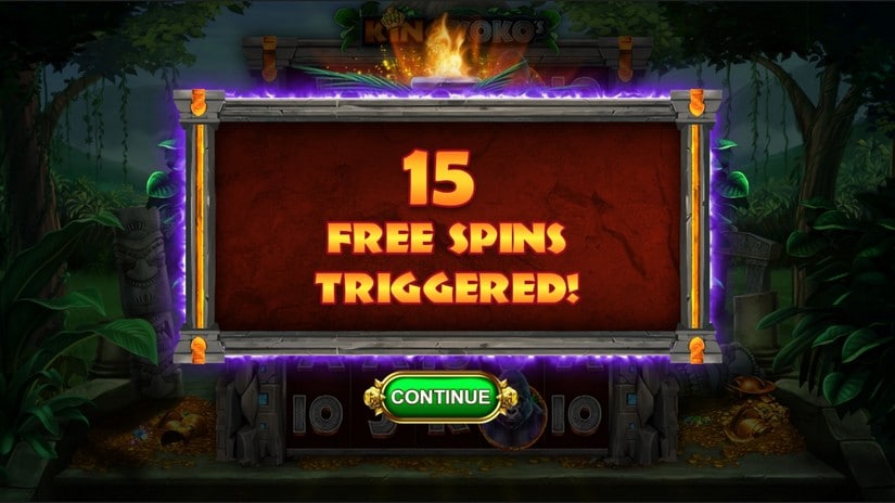 King Koko’s Quest slot screen 3