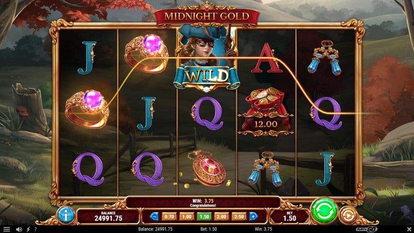 Midnight Gold slot screen 2