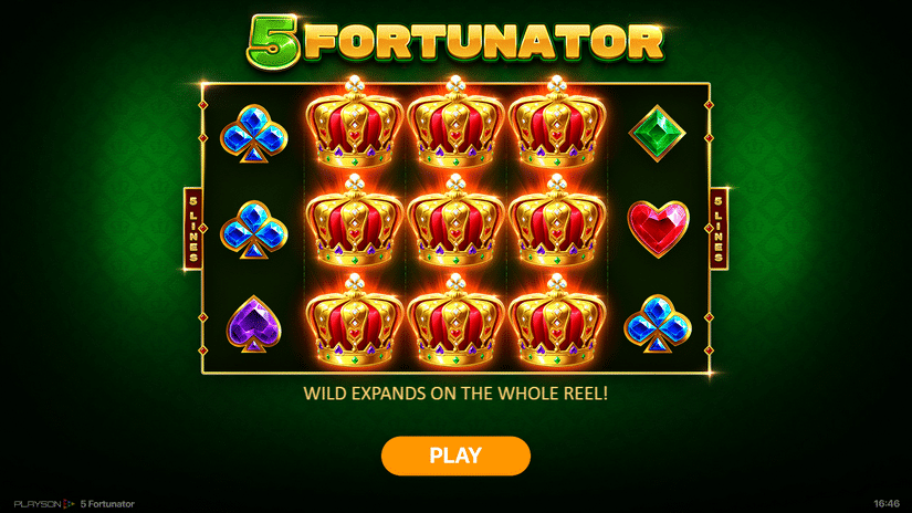 5 Fortunator slot screen 1