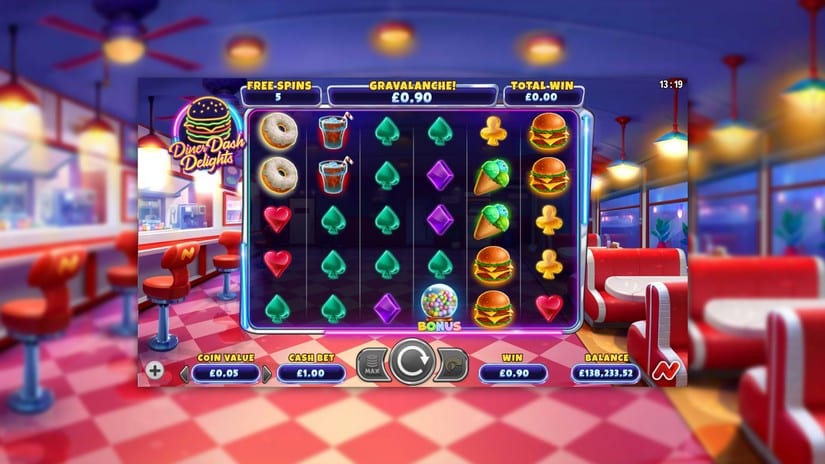 Diner Dash Delights slot screen 4
