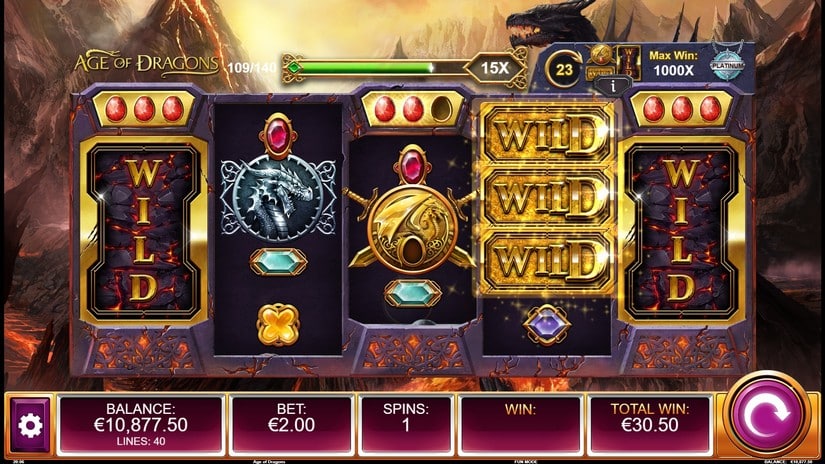 Age of Dragons slot screen 6