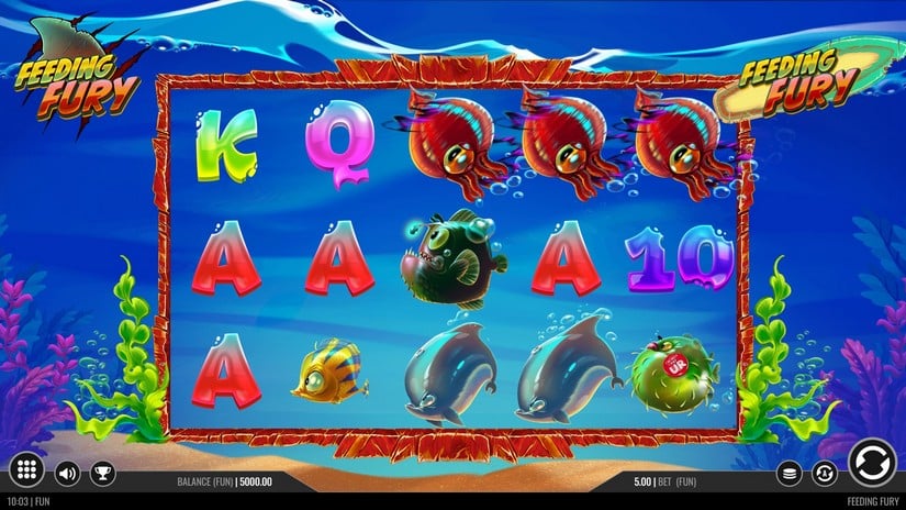 Feeding Fury slot screen 1