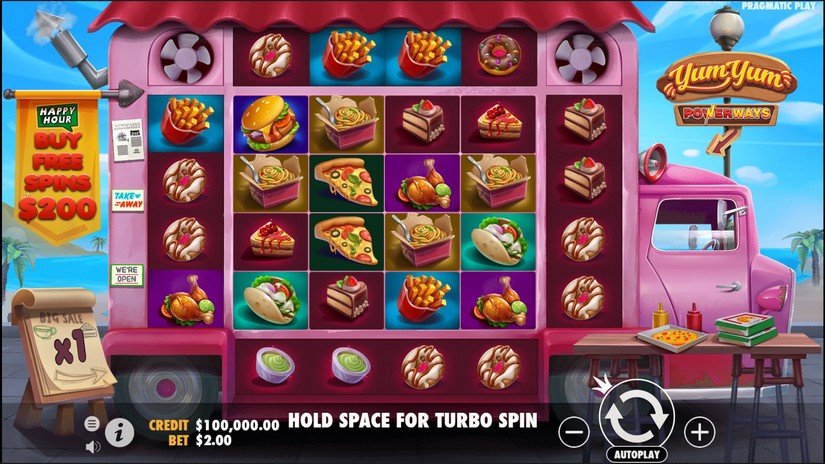 Yum Yum Powerways slot screen 1