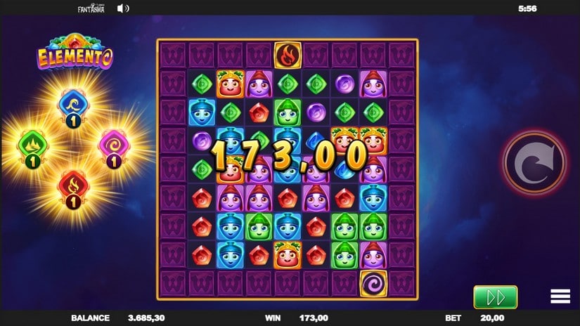 Elemento slot screen 4