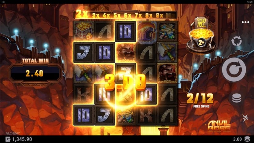 Anvil & Ore slot screen 3