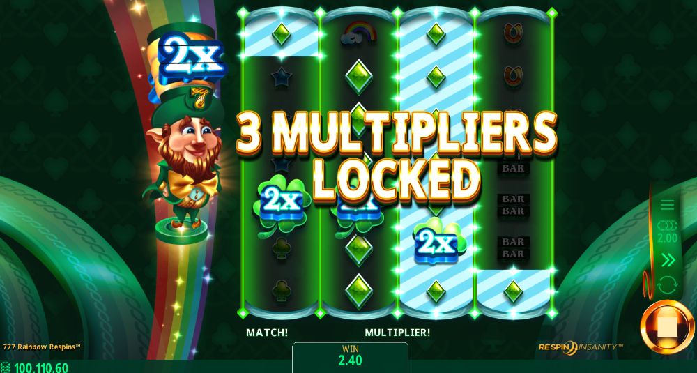 777 Rainbow Respins slot demo