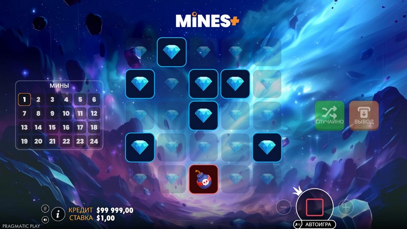 Mines+ slot screen 3