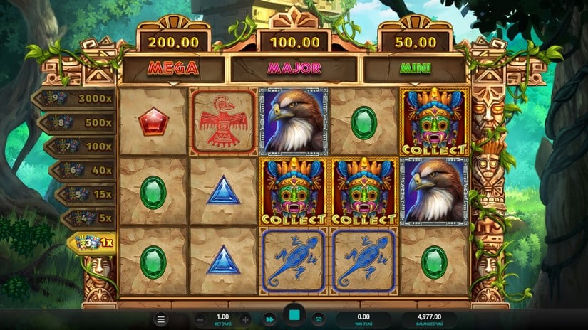 Masked Treasures slot screen 3