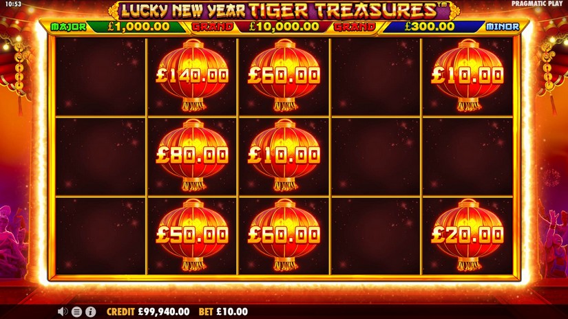 Lucky New Year – Tiger Treasures slot screen 4