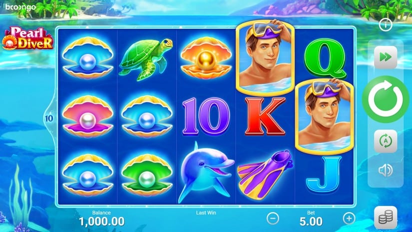 Pearl Diver slot screen 1