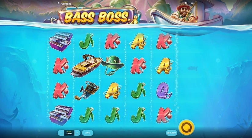 Bass Boss slot screen 1