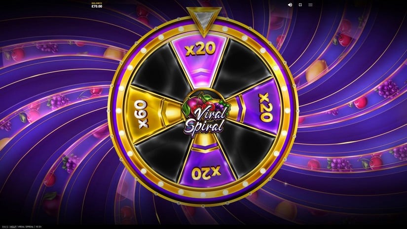 Viral Spiral slot screen 5