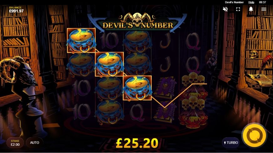 Devil’s Number slot screen 2