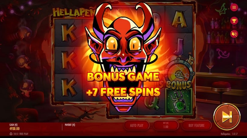 Hellapeños slot screen 3