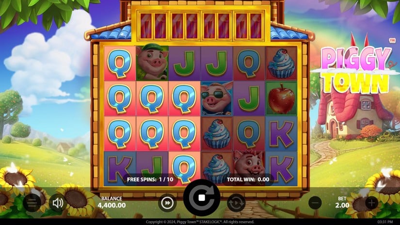 Piggy Town slot screen 4