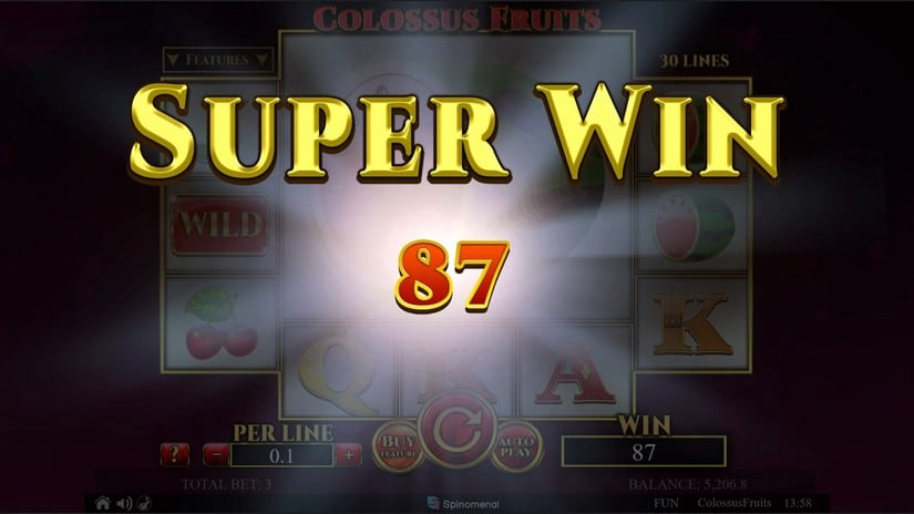 Colossus Fruits slot screen 6