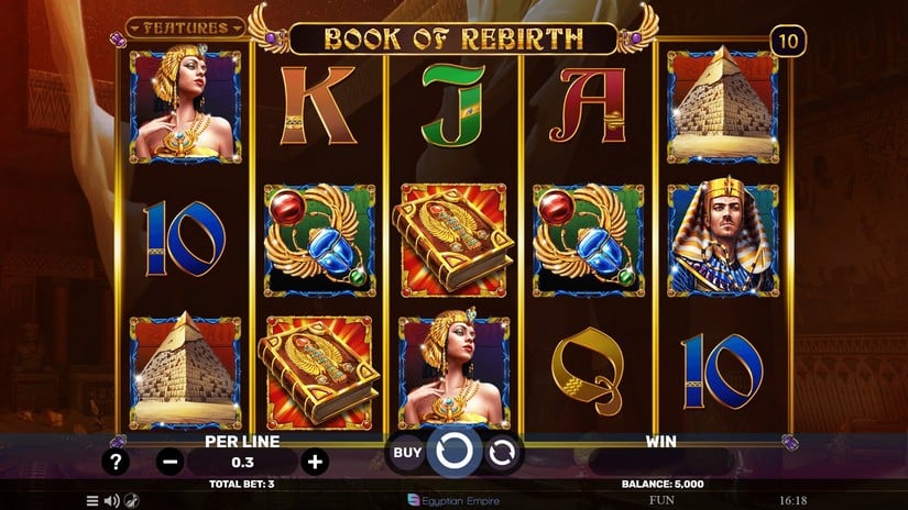 Book Of Rebirth slot screen 1