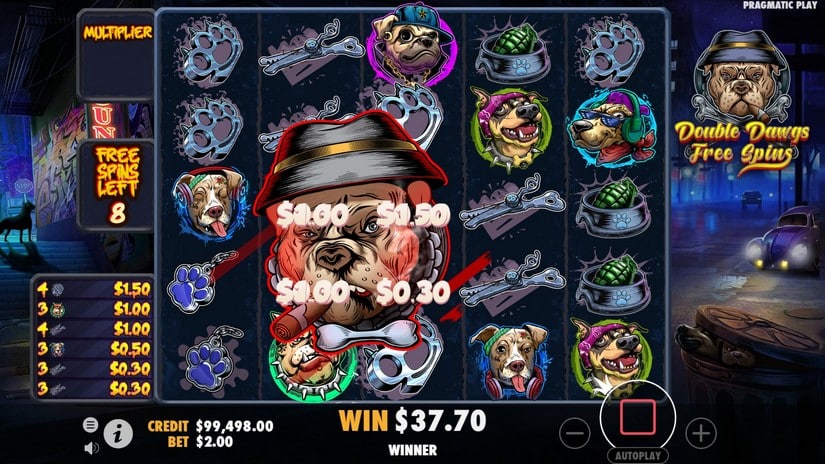 The Big Dawgs slot screen 5