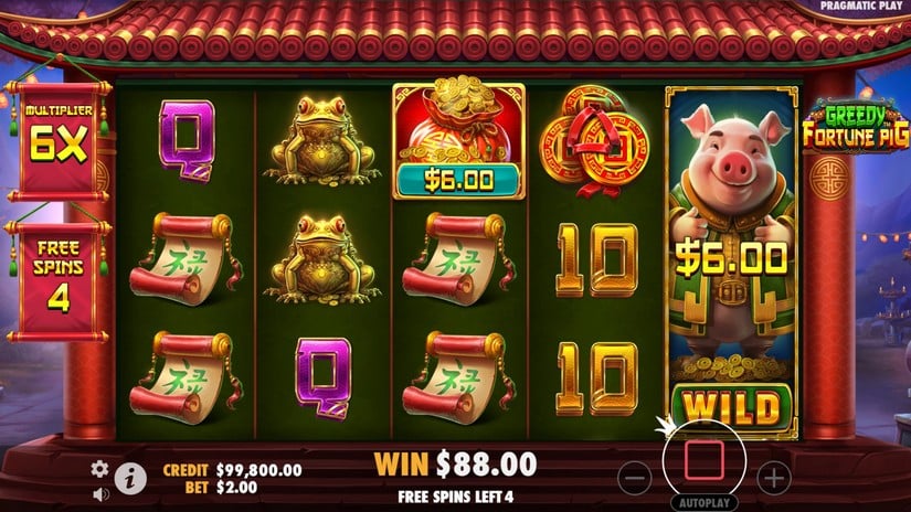 Greedy Fortune Pig slot screen 5