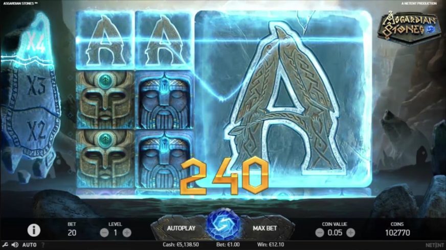 Asgardian Stones slot screen 4