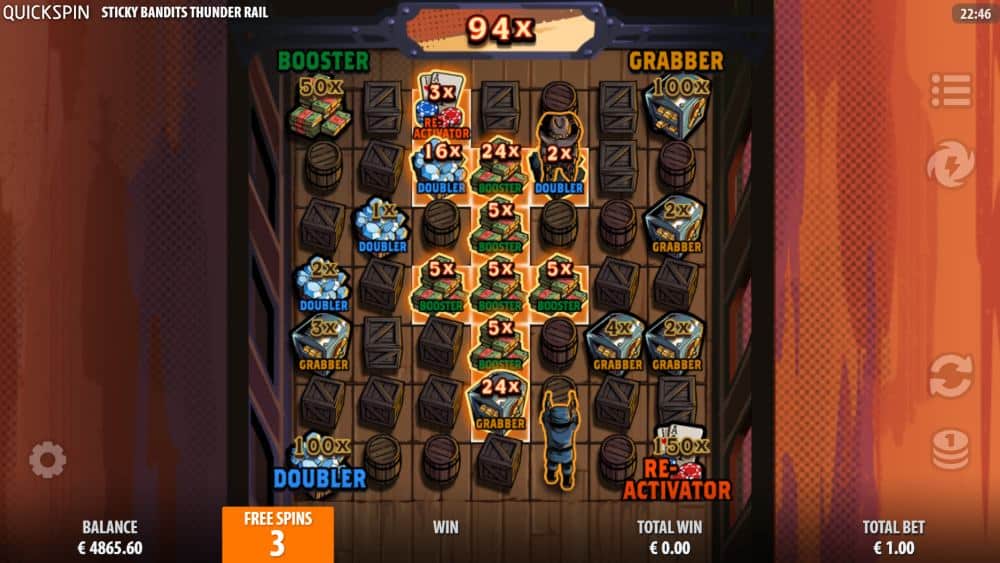 Sticky Bandits Thunder Fail demo slot