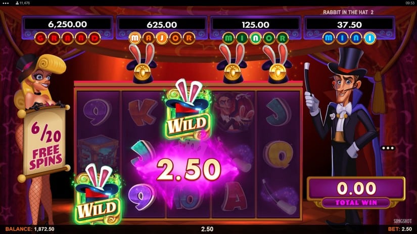 Rabbit in the Hat 2 slot screen 4