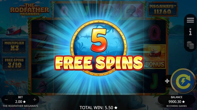 The Rodfather Megaways slot screen 6