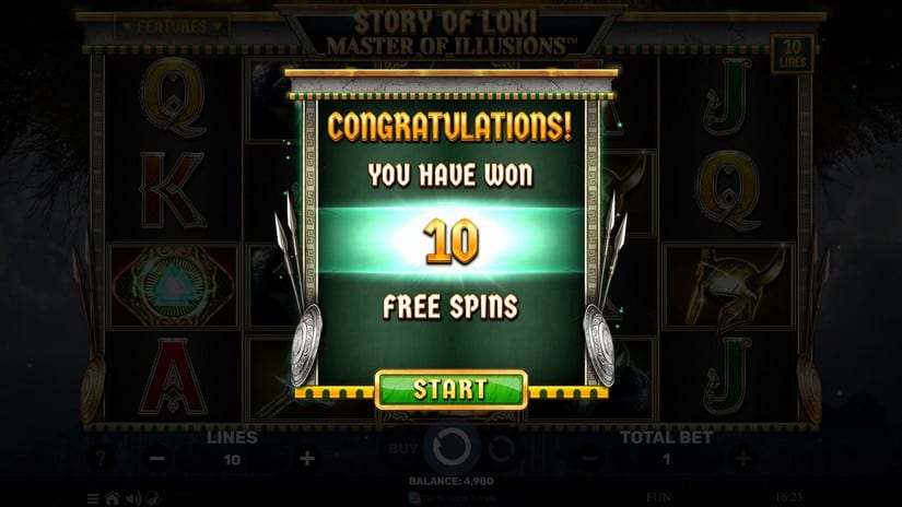 Story of Loki – Master of Illusions slot screen 2