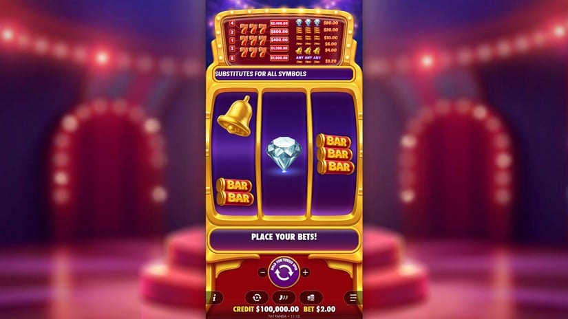 777 Rush slot screen 1