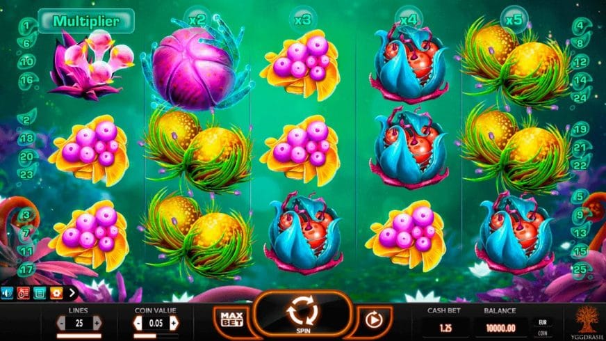 Fruitoids slot screen 1