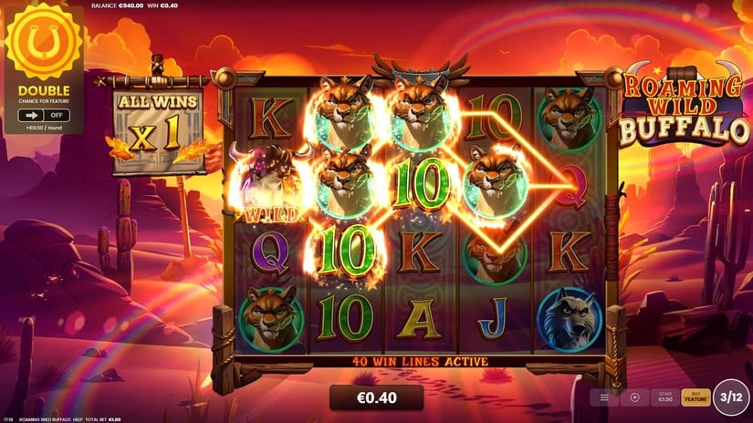 Roaming Wild Buffalo slot screen 5