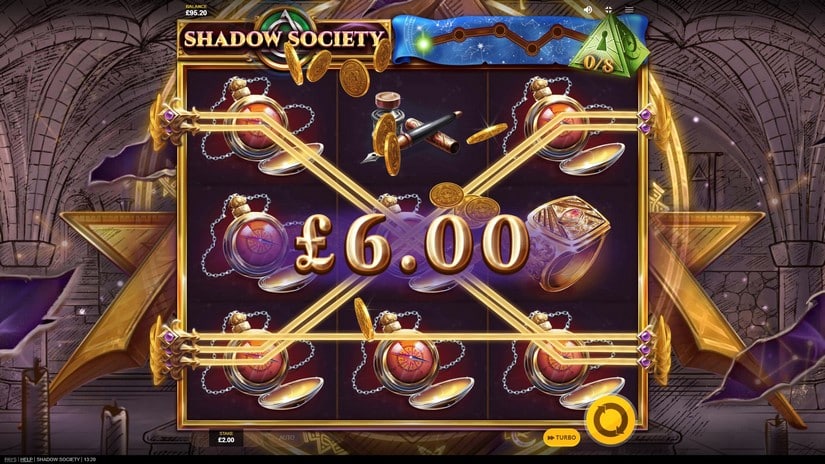 Shadow Society slot screen 3