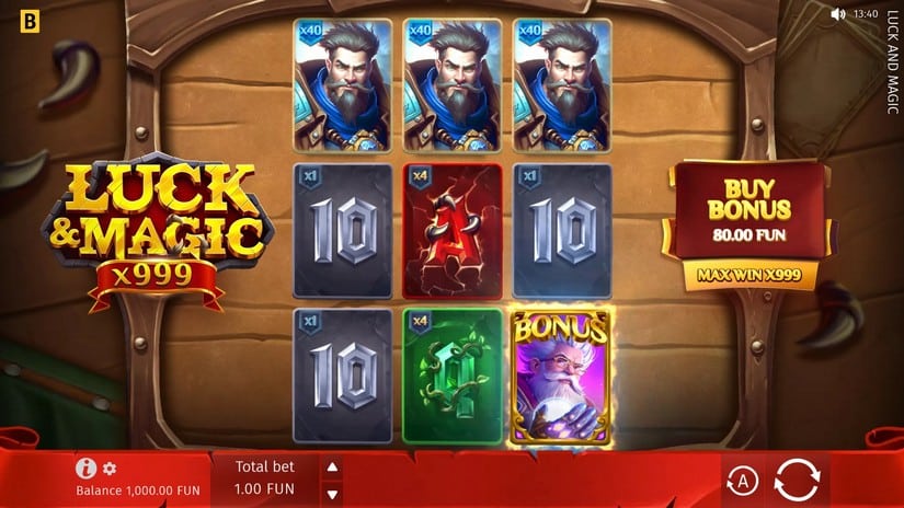 Luck & Magic slot screen 1