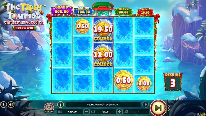 The Tipsy Tourist: Christmas Vacation – Hold & Win slot screen 5